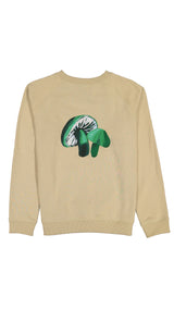 Shrooms Sweatshirt in Bege