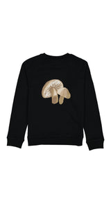 Shrooms Sweatshirt in Black