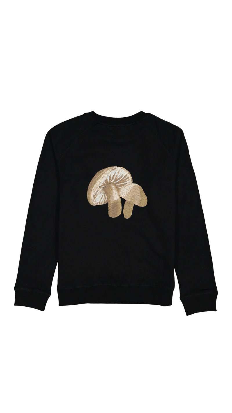 Shrooms Sweatshirt in Black