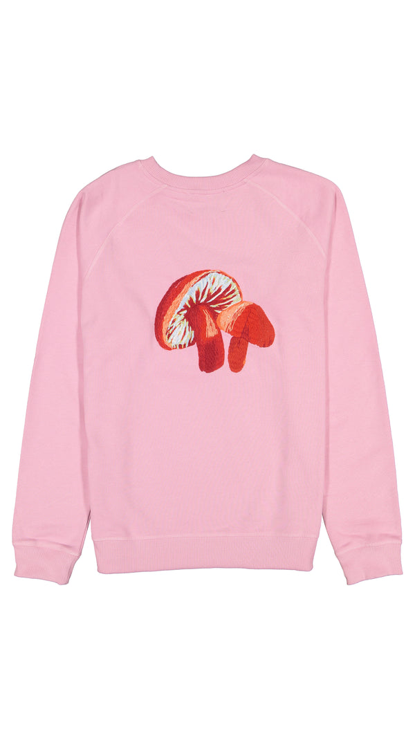 Shrooms Sweatshirt in Pink