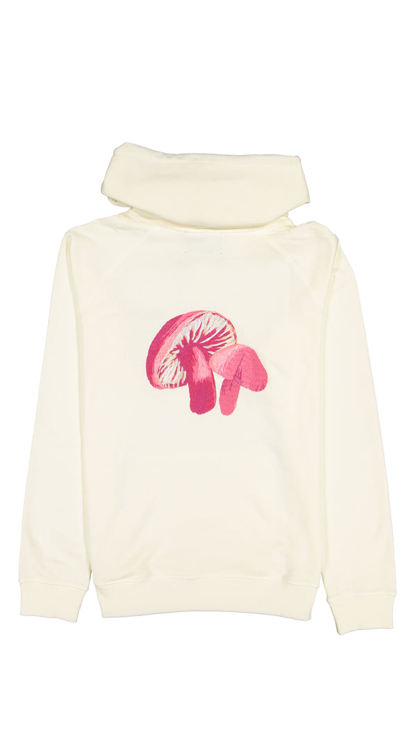 Shrooms Hoodie in White