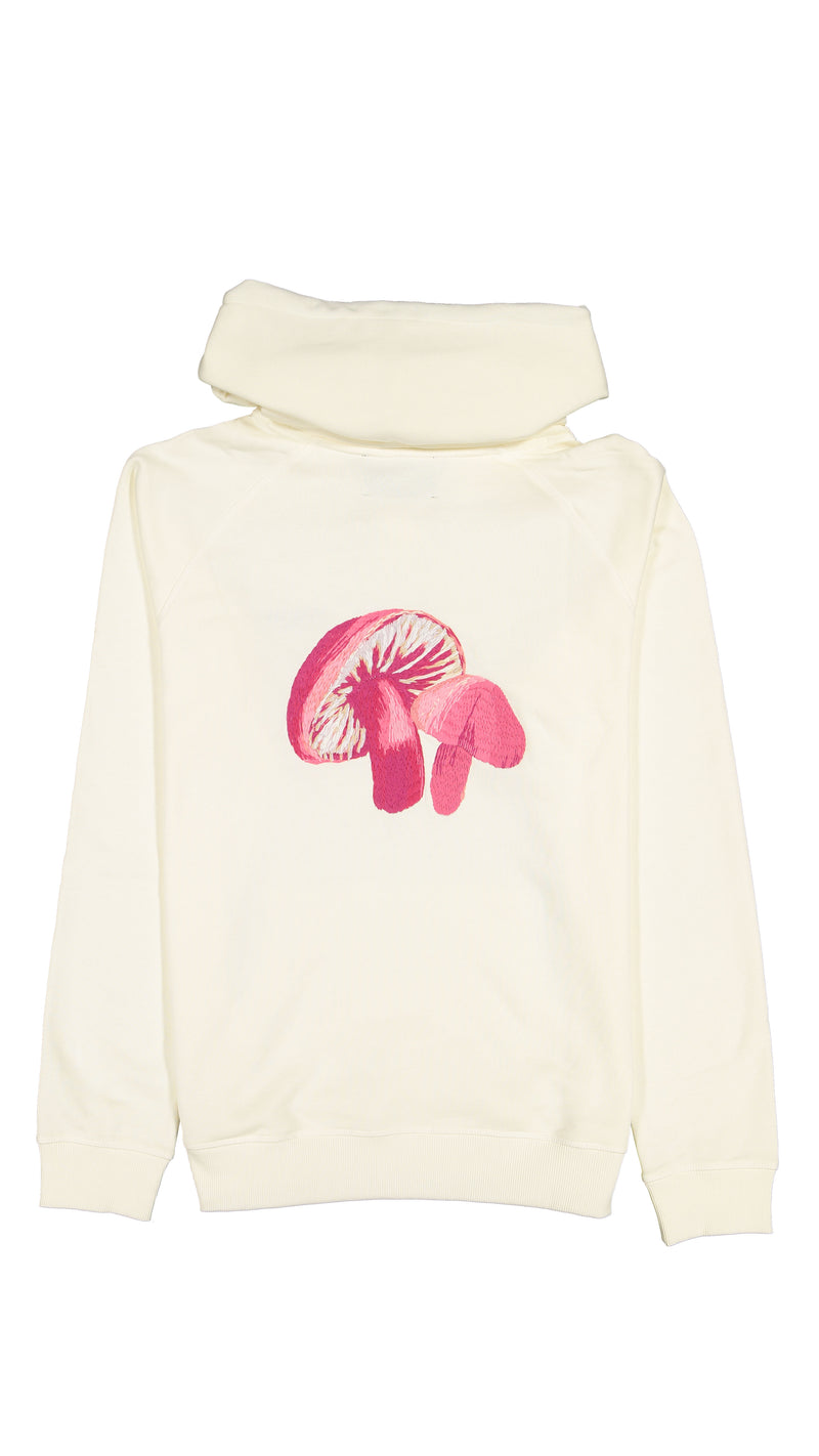 Shrooms Hoodie in White