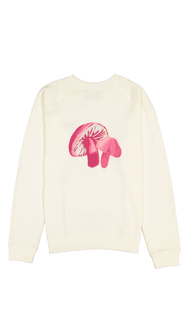 Shrooms Sweatshirt in White